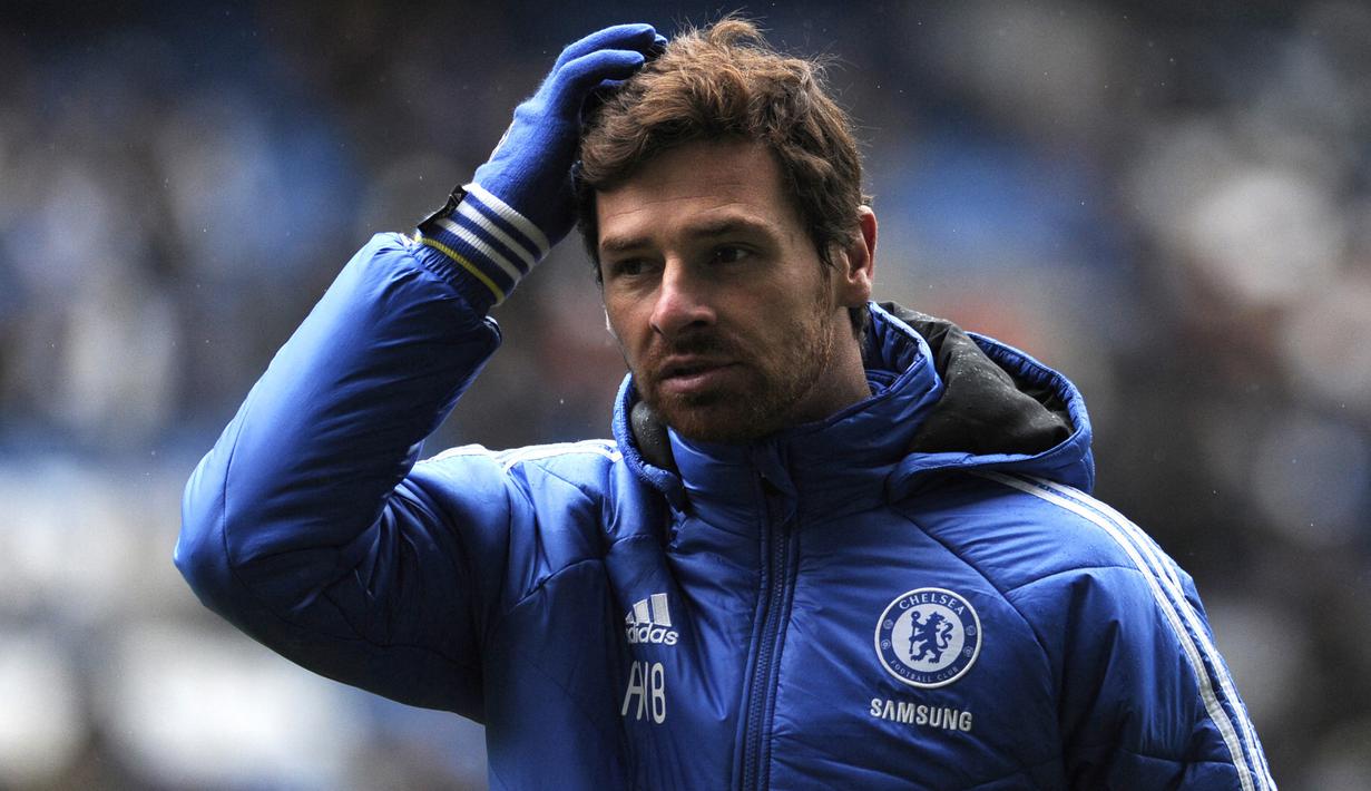 Andre Villas-Boas diangkat menjadi manajer Chelsea pada musim 2011 menggantikan Carlo Ancelotti. Pria yang sering dijuluki 'Baby Mourinho' tersebut hanya bertahan kurang dari semusim. Ia menorehkan 20 kemenangan dan 10 imbang dari 40 laga. (AFP/Carl Court)