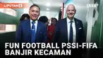 Kunjungan Presiden FIFA Gianni Infantino ke Indonesia ditutup dengan tidak manis. FIFA dan PSSI banjir kecaman usai beredar foto mereka bermain 'fun football' di tengah duka tragedi Kanjuruhan. Agenda dilakukan malam hari pada Selasa (18/10/2022).