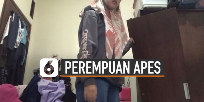 VIDEO: Apes, Perempuan Sedang Buat Konten Narasi Di Kamar Endingnya Bikin Ngakak