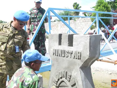 Satgas TNI di Haiti Berhasil Bangun Jembatan