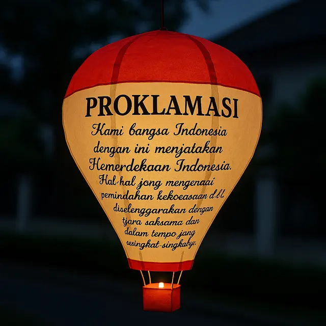 Model Lampion 17 Agustus (Foto: ChatGPT)