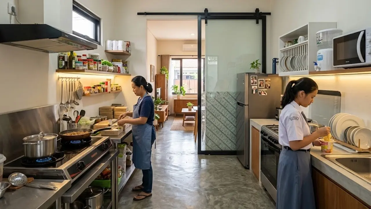 Dapur Rumah Sekaligus Tempat Usaha