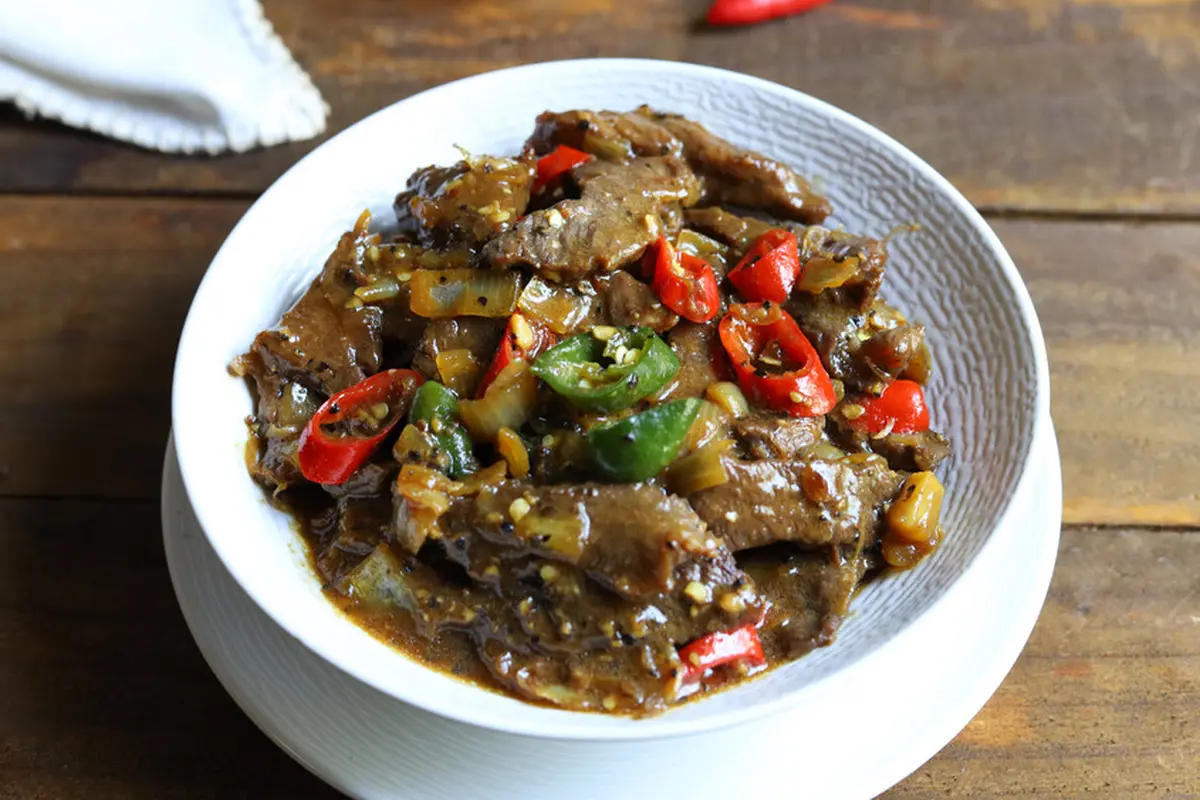 Resep Tumis Daging Sapi Lada Hitam