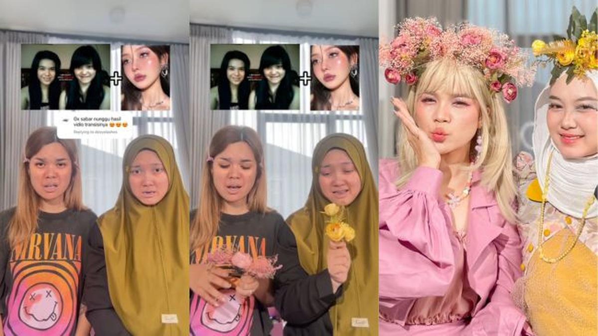 Comeback Fenomenal Sinta dan Jojo Hebohkan Fans, Tirukan Tren Makeup Douyin yang Sedang Viral