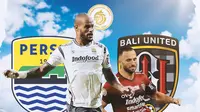 Championship Series BRI Liga 1 - Persib Bandung Vs Bali United - Duel David da Silva Vs Ilija Spasojevic (Bola.com/Adreanus Titus)