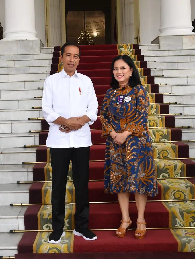 Presiden Jokowi bertemu Pertiwi Indonesia Membahas Rencana Berkebaya