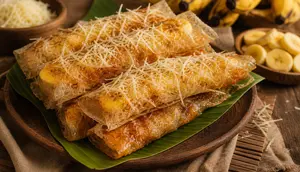 Resep Crispy Rice Paper Banana Cheese: Camilan Viral yang Mudah Dibuat di Rumah