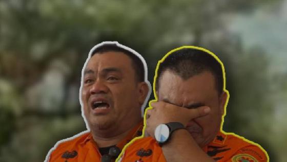 Pecah Tangis Komandan Basarnas Umumkan Tim Temukan Semua Jenazah Korban Pesawat ATR 42-500