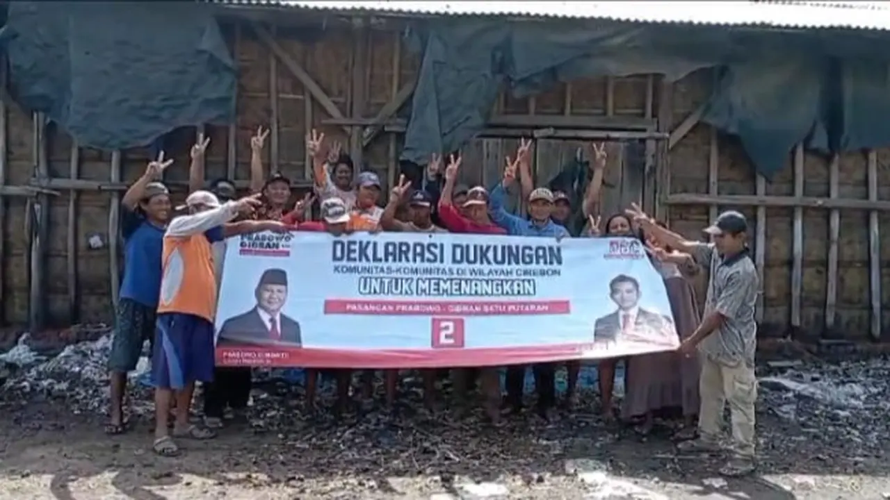 Dukung Prabowo-Gibran di Pilpres 2024, Petambak Garam Cirebon Harap Nasibnya Akan Lebih Baik