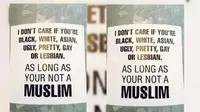 Poster Anti-Muslim Gagal Gara-gara Salah Ketik yang Memalukan (Facebook/news.com.au)