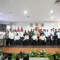 Muhaimin Iskandar atau Cak Imin dan jajaran DPP PKB menyambangi Kantor DPP Partai PKS di Jalan TB Simatupang, Jakarta Selatan, Selasa (12/9/2023). (Liputan6.com/ Winda Nelfira)(Liputan6.com/ Winda Nelfira)