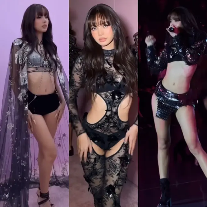 Outfit Lisa Blackpink untuk Pertama Kalinya Hadir di Victoria's Secret Fashion Show