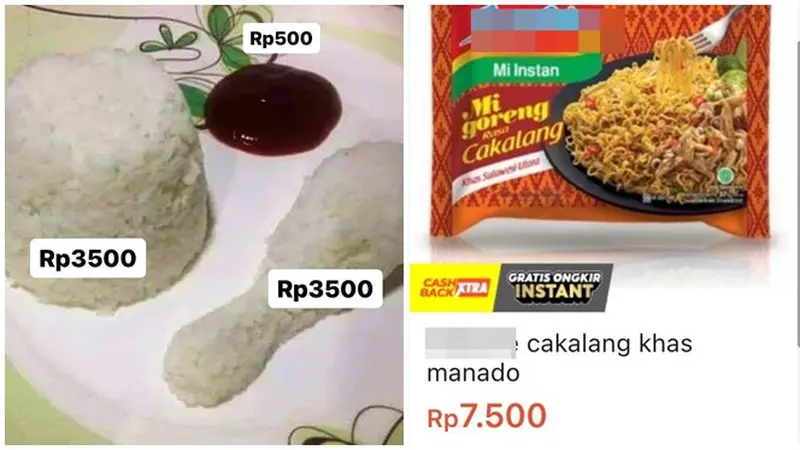 6 Potret Makanan Seharga Rp 7.500 Versi Netizen Ini Bikin Tepuk Jidat