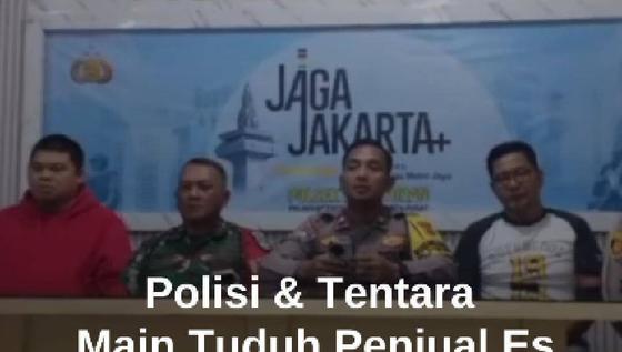 Polisi &amp; TNI Main Tuduh Penjual Es Kue Berbahan Spons, Ternyata Hoaks Kini Minta Maaf