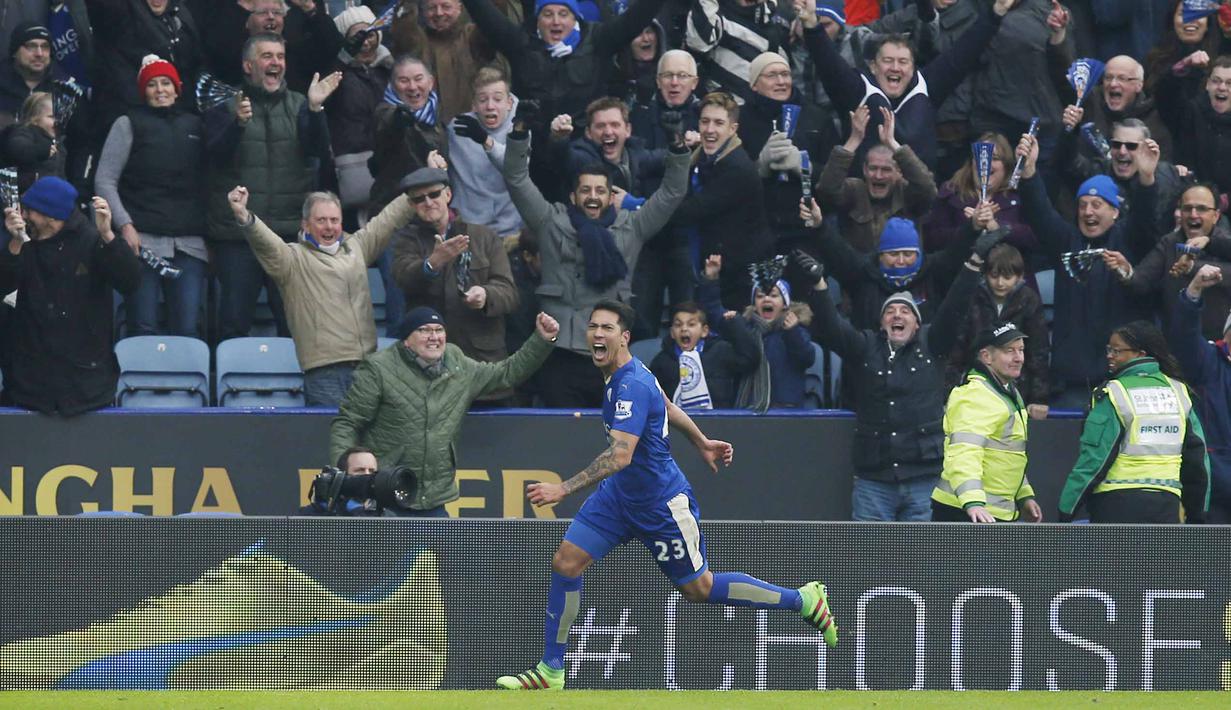 Leicester City Mulai Bermimpi Juara Kini Kokoh Di Puncak Klasemen Foto Bola Com