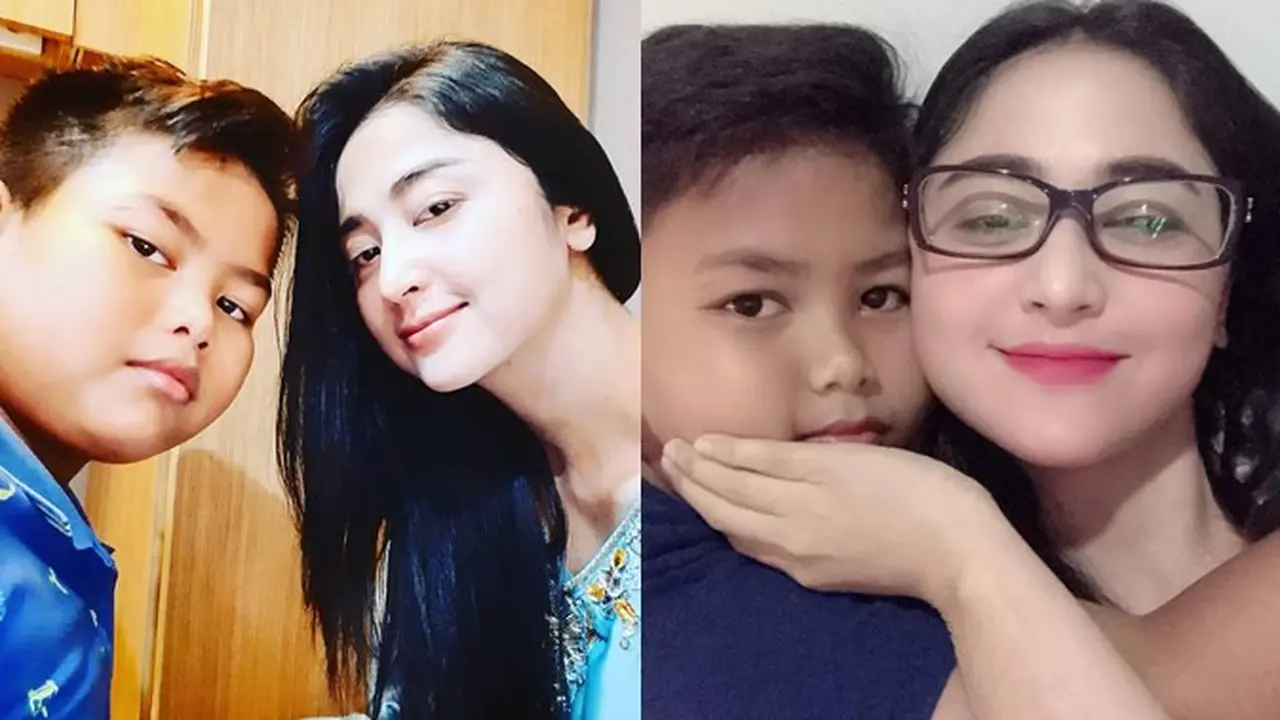 Jarang Terekspos, 7 Potret Kedekatan Dewi Perssik dan Anak Angkatnya