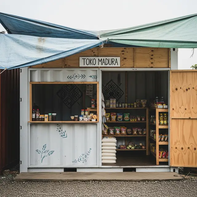 Warung Madura Minimalis Budget Rp 5 Juta tapi Menarik