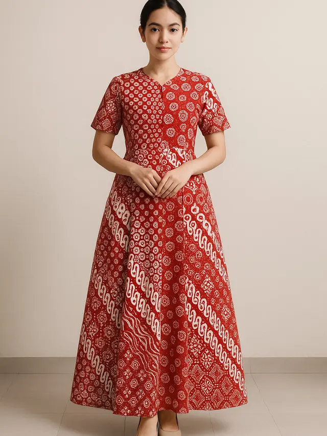 Ide Dress Batik Tema HUT RI 17 Agustus