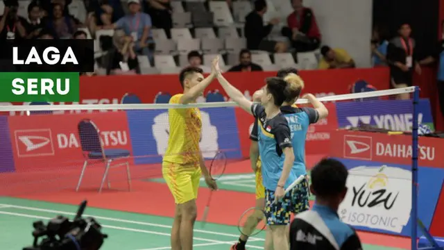 VIDEO: Laga Sengit Marcus / Kevin Melawan Fajar / Rian