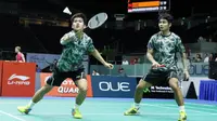 Ganda putra Indonesia, Berry Angriawan/Hardianto, terhenti di semifinal Singapore Terbuka Super Series 2017, Sabtu (15/4/2017). (PBSI)