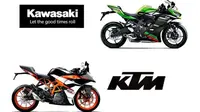 Mending Kawasaki Ninja ZX-25R atau KTM RC 390? (Oto.com)