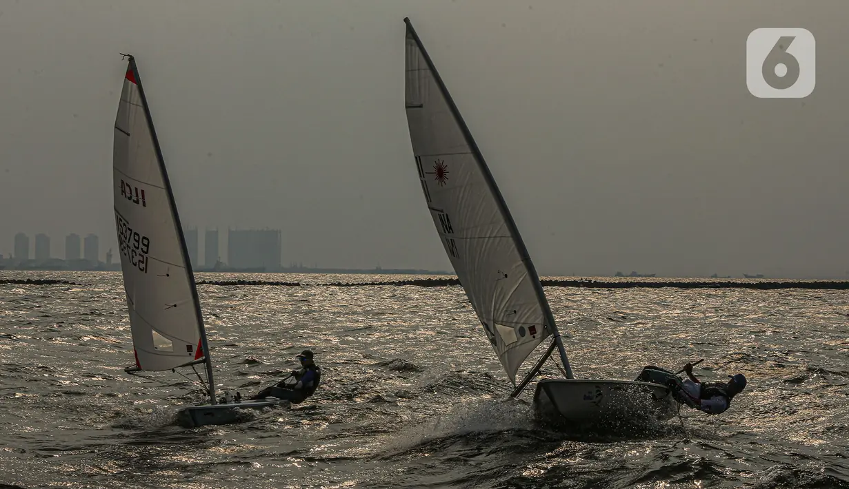 Jakarta International Sailing Championship 2024 menjadi yang pertama digelar di Ancol. (Liputan6.com/Angga Yuniar)