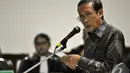 Tafsir Nurchamid menjalani sidang lanjutan di Pengadilan Tipikor, Jakarta, Rabu (19/11/2014). (Liputan6.com/Miftahul Hayat)