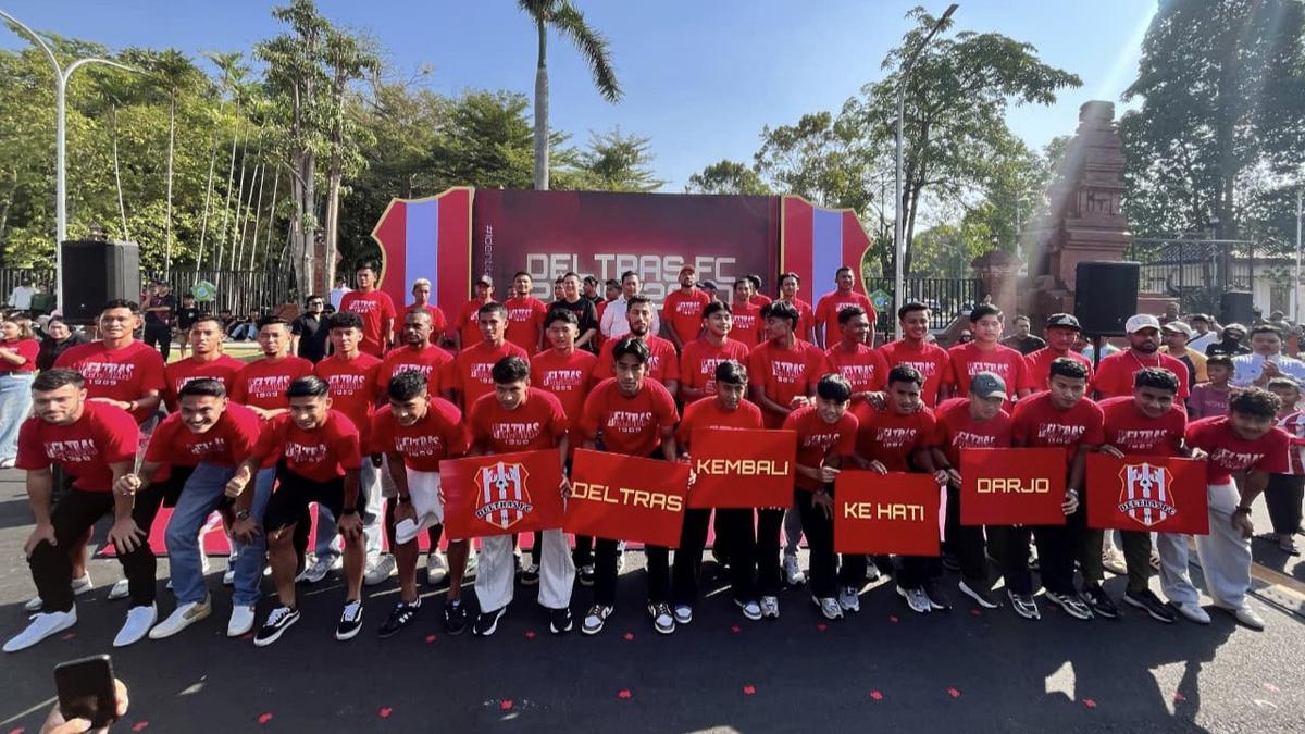 Target Promosi ke Super League, Deltras FC Launching Tim Bersama Masyarakat Sidoarjo