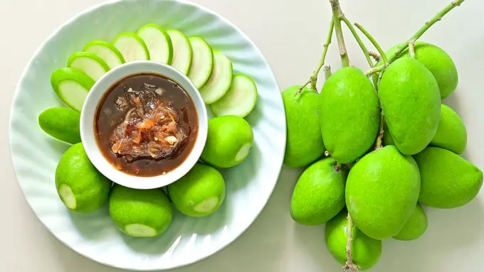resep rujak mangga thailand