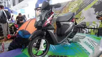 Yamaha X-Ride 125 mengusung konsep adventure. Tampilannya kini lebih sporty dan dinamis. (Septian/Liputan6.com)