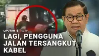 Lagi, Pengguna Jalan Tersangkut Kabel