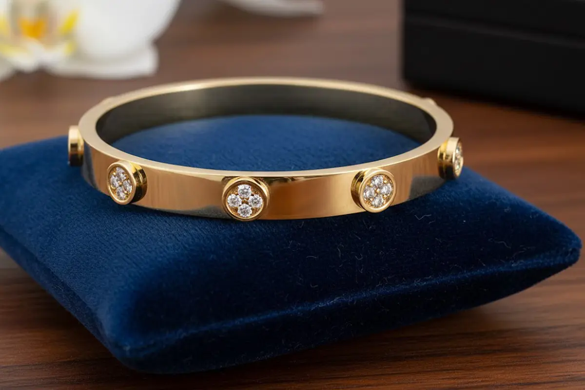 Gelang Cuff Lebar (Gemini AI)