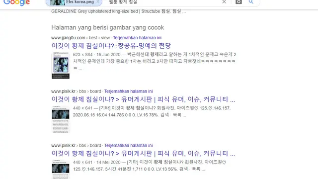 Hasil penelusuran Google Image