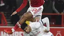 Di sisi lain, Nottingham Forest masih terpaku di peringkat ke-16 klasemen sementara liga dengan koleksi 14 poin. (AP Photo/Rui Vieira)