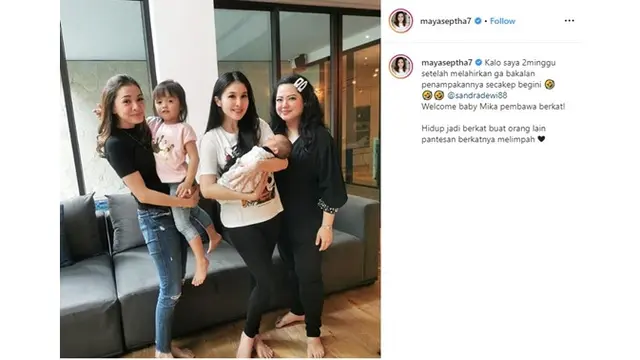 Baru 2 Minggu Melahirkan, Ini 7 Penampilan Sandra Dewi yang Curi Perhatian
