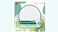 Pada 15 Juni setiap tahunnya diperingati sebagai Hari Lingkungan Hidup Sedunia dan kamu bisa membuat Twibbon Hari Lingkungan Hidup Sedunia untuk ikut menyemarakkan. (www.twibbonize.com)