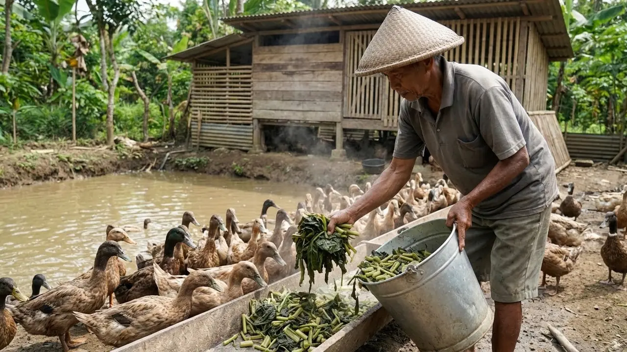 Cara Membuat Pakan Bebek Fermentasi dari Limbah Dapur yang Bernutrisi
