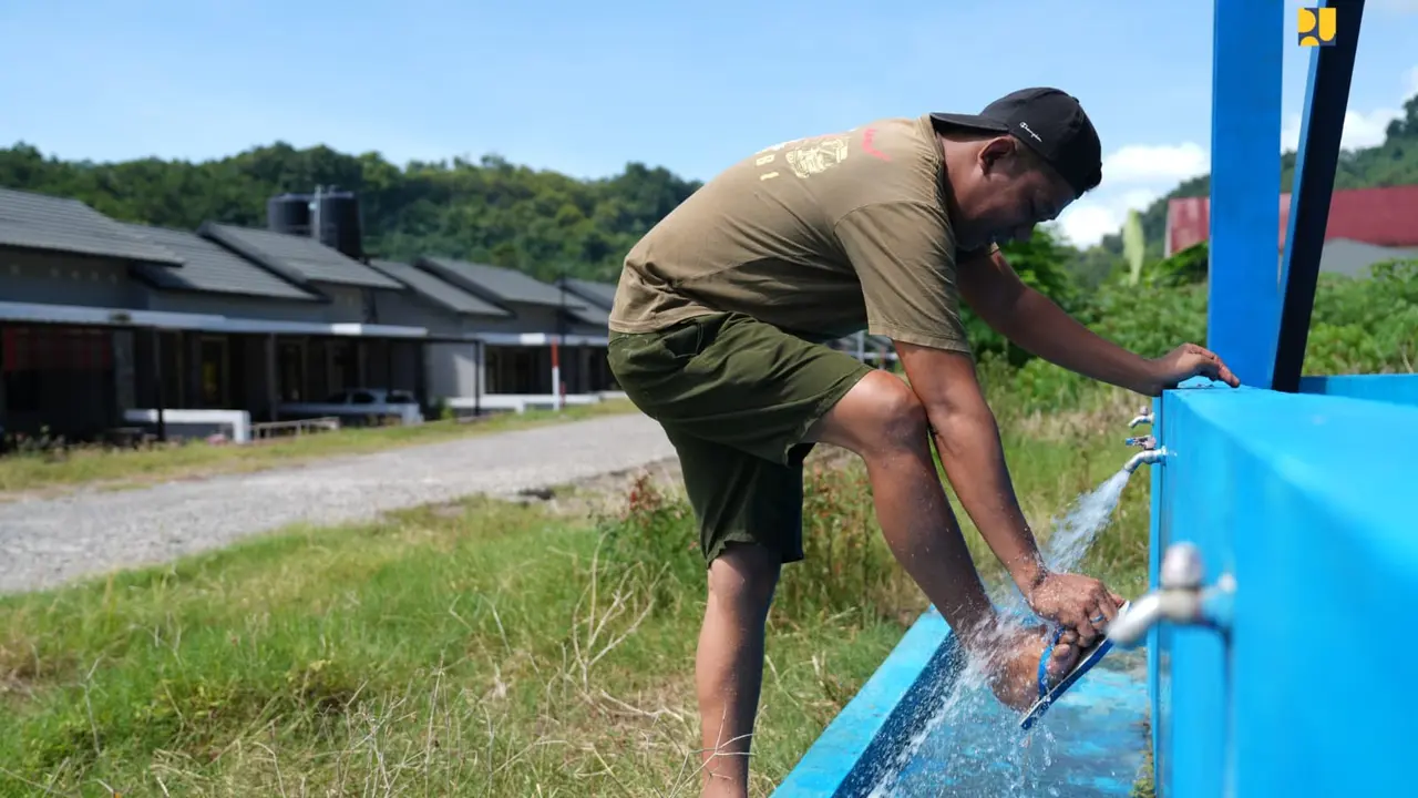 Kementerian Pekerjaan Umum dan Perumahan Rakyat (PUPR) telah menuntaskan pembangunan sumur bor di enam titik di kawasan Majene dan Mamuju, Sulawesi Barat. (Dok Kementerian PUPR)