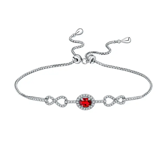 Ruby Chain Bracelet by Frank & co.