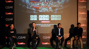 Brand Shampo anti ketombe, Clear, mengadakan jumpa pers di Jakarta, (14/8/2014). (Liputan6.com/Helmi Fithriansyah)