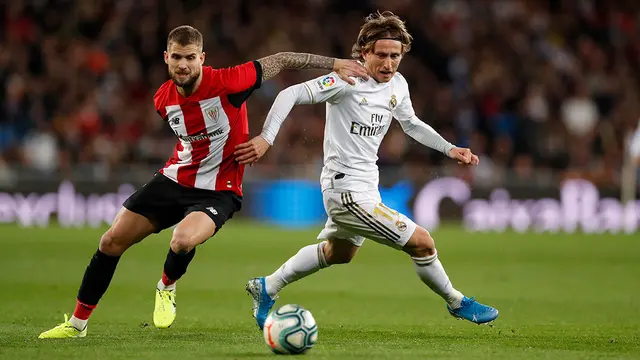 Jalannya pertandingan Real Madrid vs Athletic Bilbao