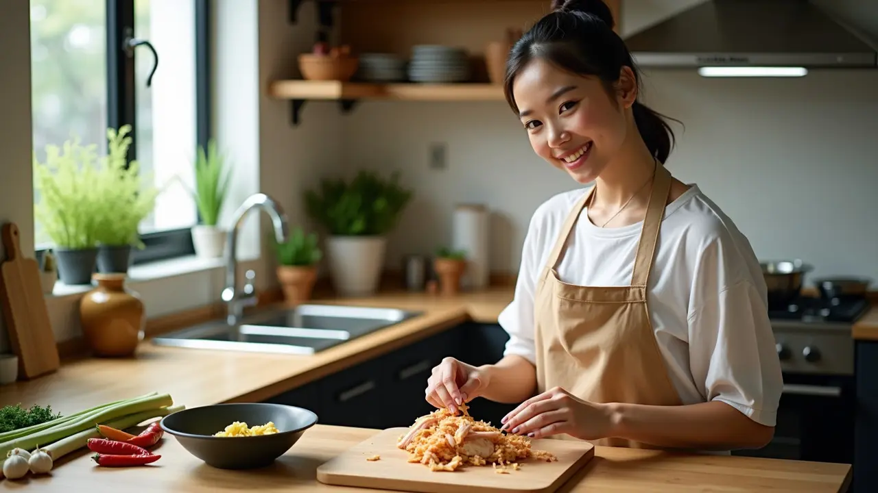 cara membuat ayam suwir