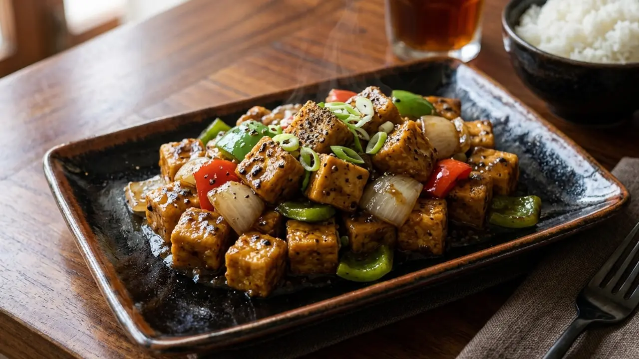 Resep Tahu Saus Lada Hitam (AI Generated)