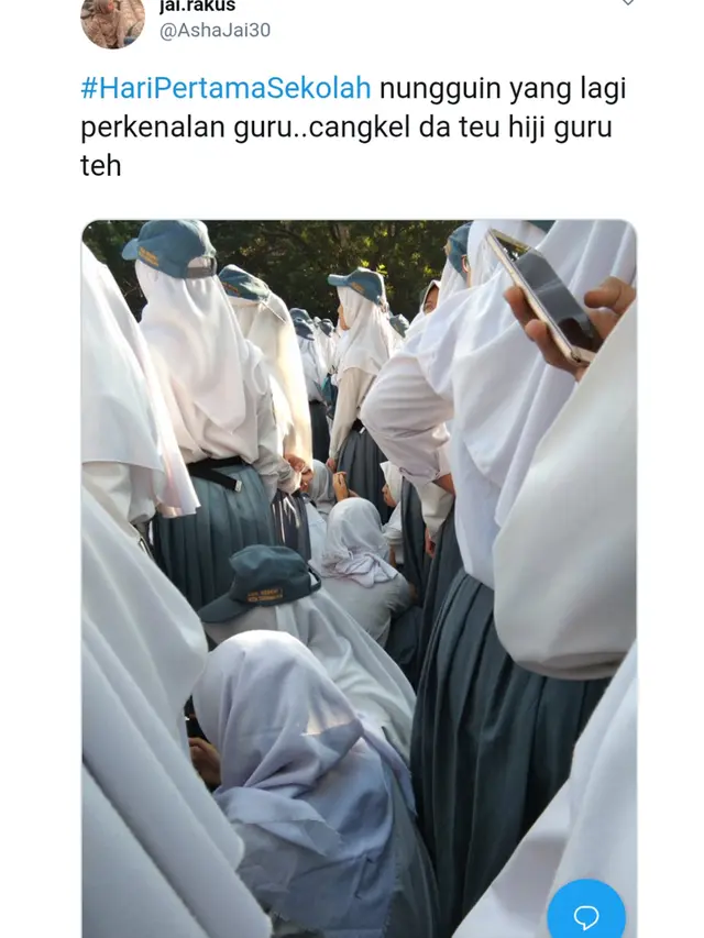 Kegiatan Hari Pertama Sekolah