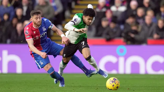 Crystal Palace Vs Liverpool - Liga Inggris