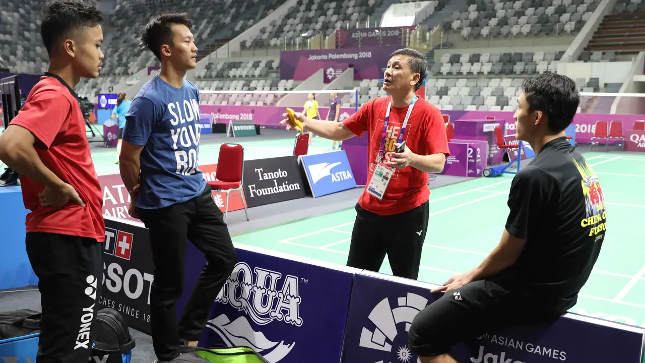 Jonatan Christie, Anthony Ginting, Ihsan Maulana Mustofa