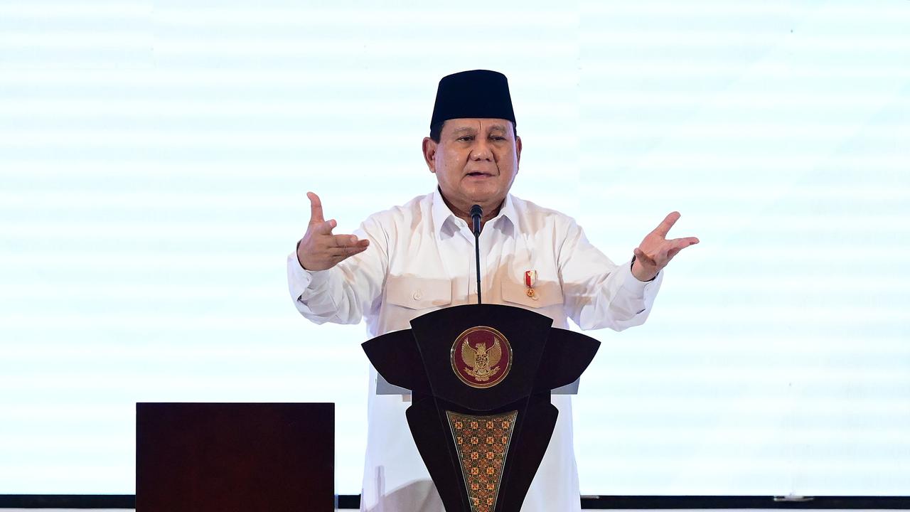 Presiden Prabowo Subianto di Hotel Ritz Carlton Mega Kuningan Jakarta, Kamis (16/1/2025) (Muchlis Jr - Biro Pers Sekretariat Presiden)