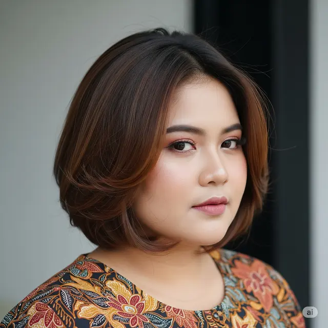 7 Model Rambut Bob Pendek untuk Wajah Bulat dan Gemuk yang Bikin Wajah Terlihat Tirus