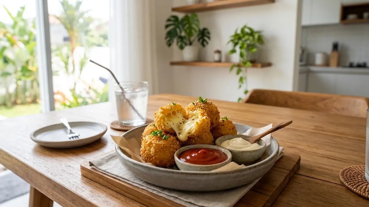 Resep Cheesy Mashed Potato Balls, Camilan Renyah dengan Keju Lumer di Dalam