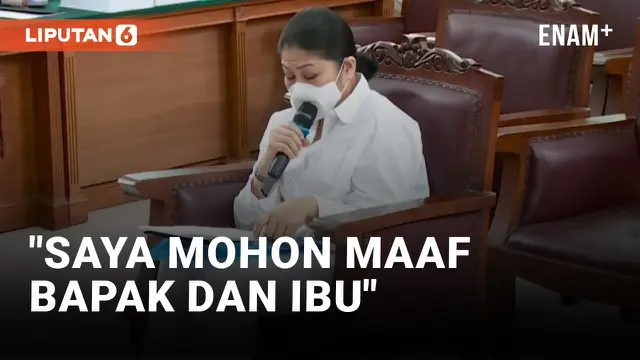 PUTRI CANDRAWATHI MOHON MAAF PADA ORANGTUA BRIGADIR J: SAYA MOHON MAAF DAN BERDUKA